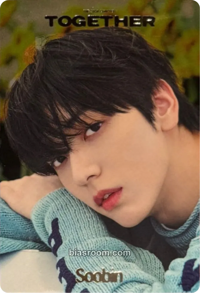 Soobin Bandai Namco Photocard - TOMORROW X TOGETHER - TOMORROW X TOGETHER K-pop photocard