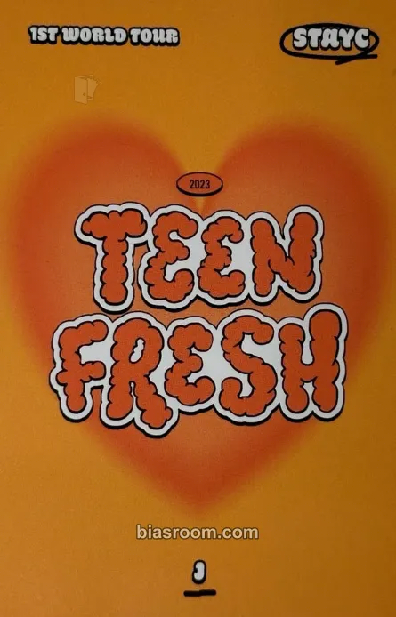 J 1ST WORLD TOUR [TEENFRESH] DVD Photocard - STAYC | Bias Room