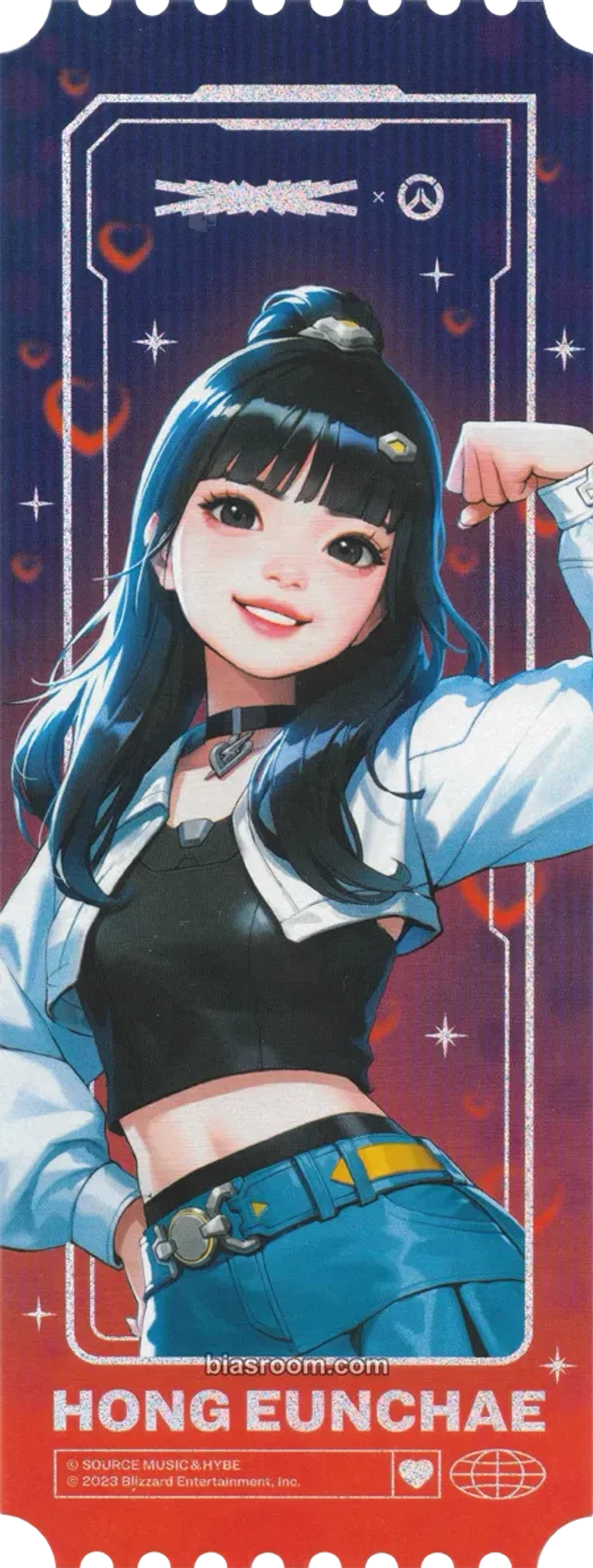 LE SSERAFIM - Hong Eunchae - OVERWATCH 2 x LE SSERAFIM Other ticket merch holographic (hologram)