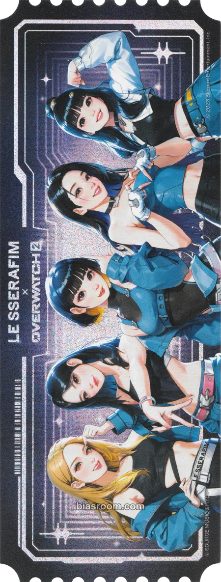 OVERWATCH 2 x LE SSERAFIM Photocard - LE SSERAFIM - LE SSERAFIM K-pop photocard