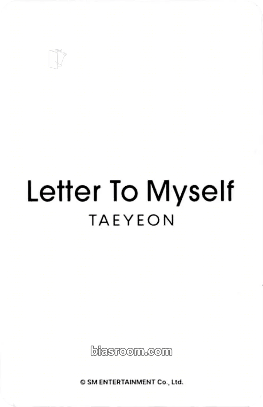 Taeyeon Letter To Myself トレカ | Bias Room