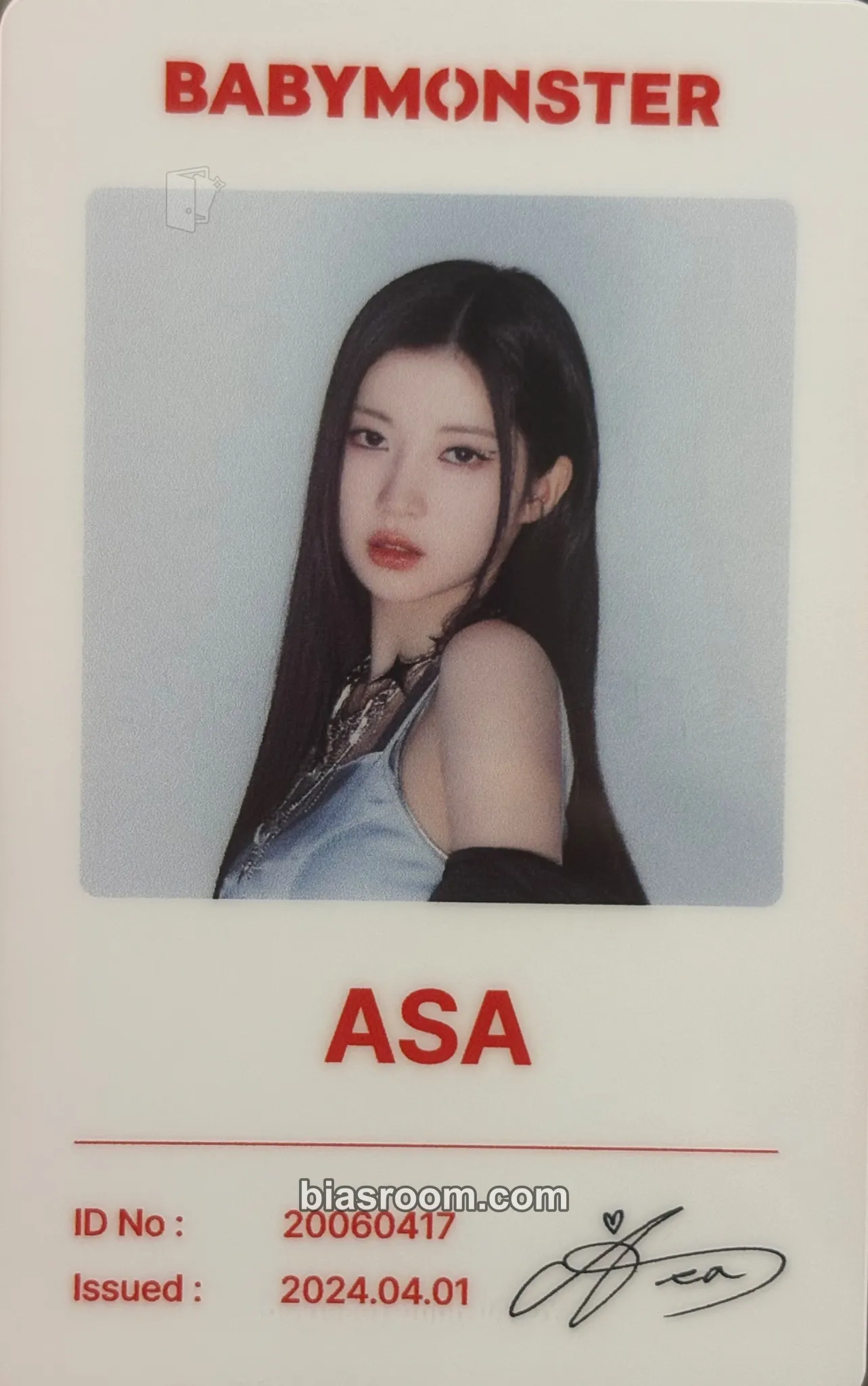 Asa See You There 1st Fanmeeting Photocard - BABYMONSTER - BABYMONSTER K-pop photocard