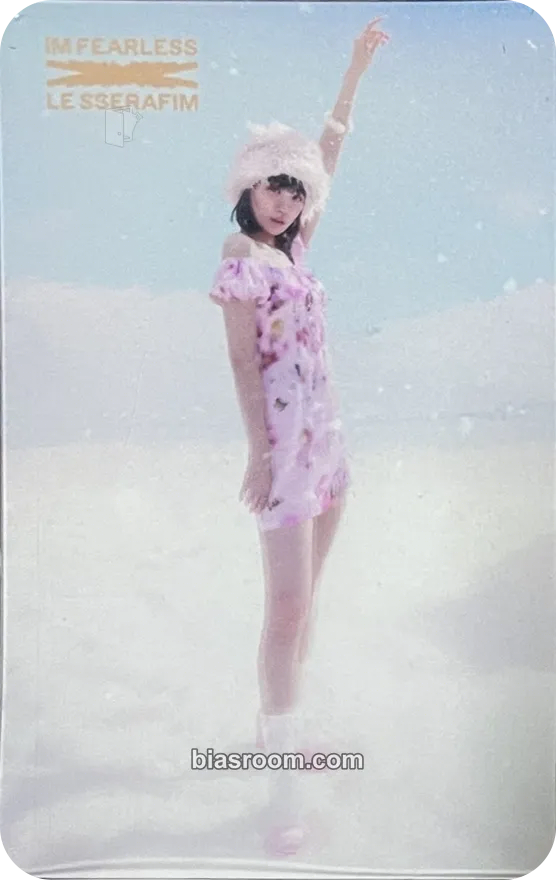 Kim Chaewon ANTIFRAGILE Photocard - LE SSERAFIM - LE SSERAFIM K-pop photocard