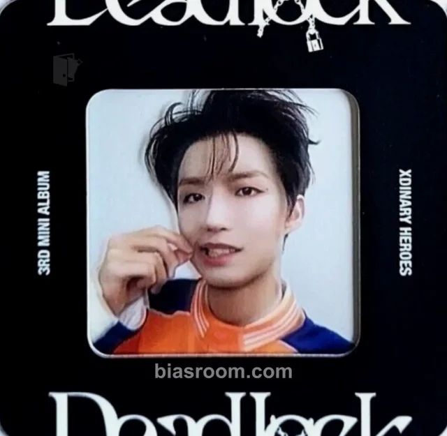 Xdinary Heroes - Jun Han - Deadlock Album frame photocard non-standard size transparent/translucent film photo pob (pre-order benefit) bad image - replace