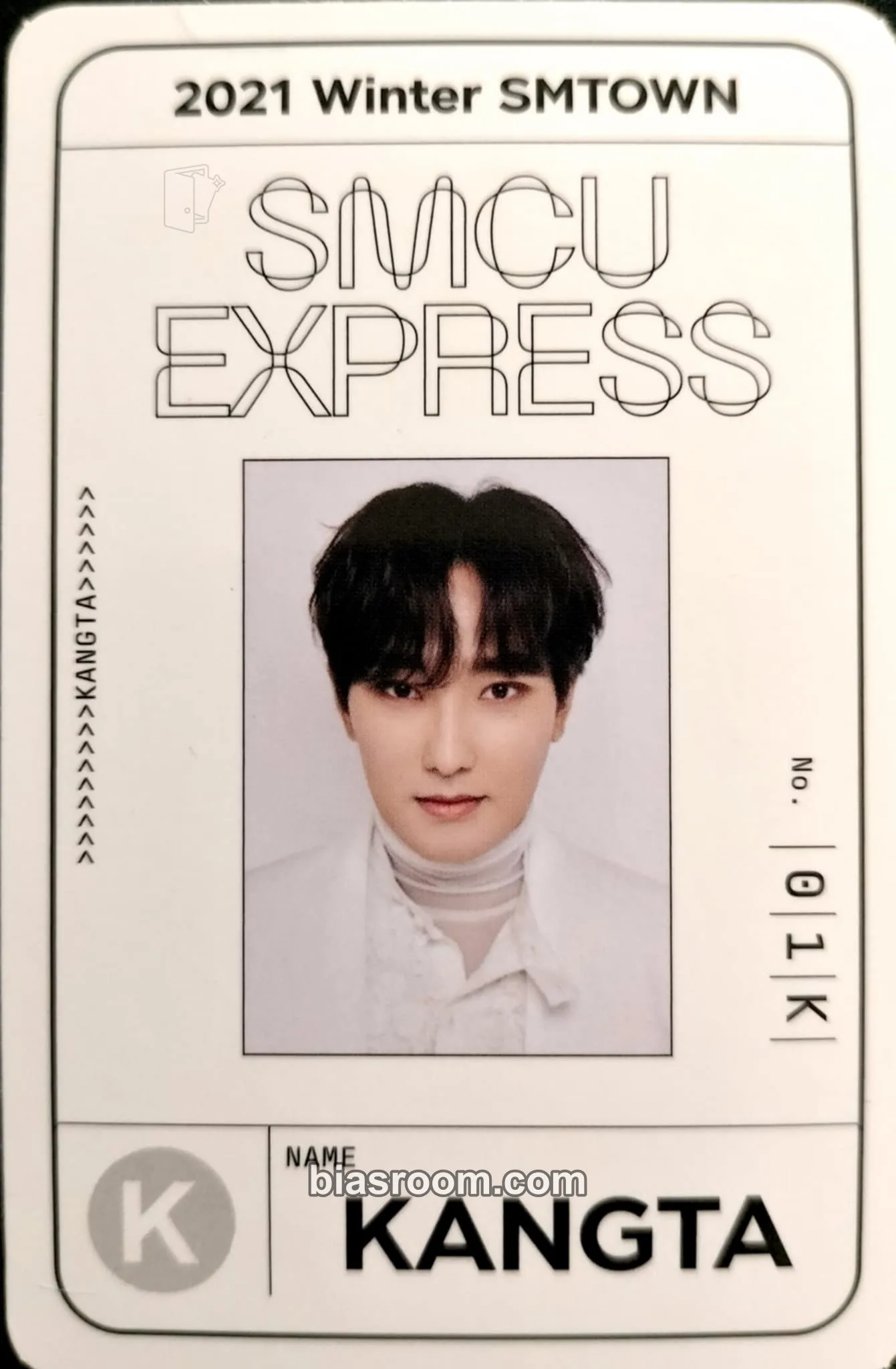 Kangta 2021 Winter SMTOWN: SMCU Express (Kangta) Photocard - KANGTA - KANGTA K-pop photocard
