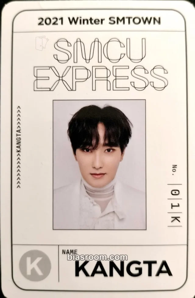 H.O.T. - Kangta - 2021 Winter SMTOWN: SMCU Express (Kangta) Album pass card kangta version