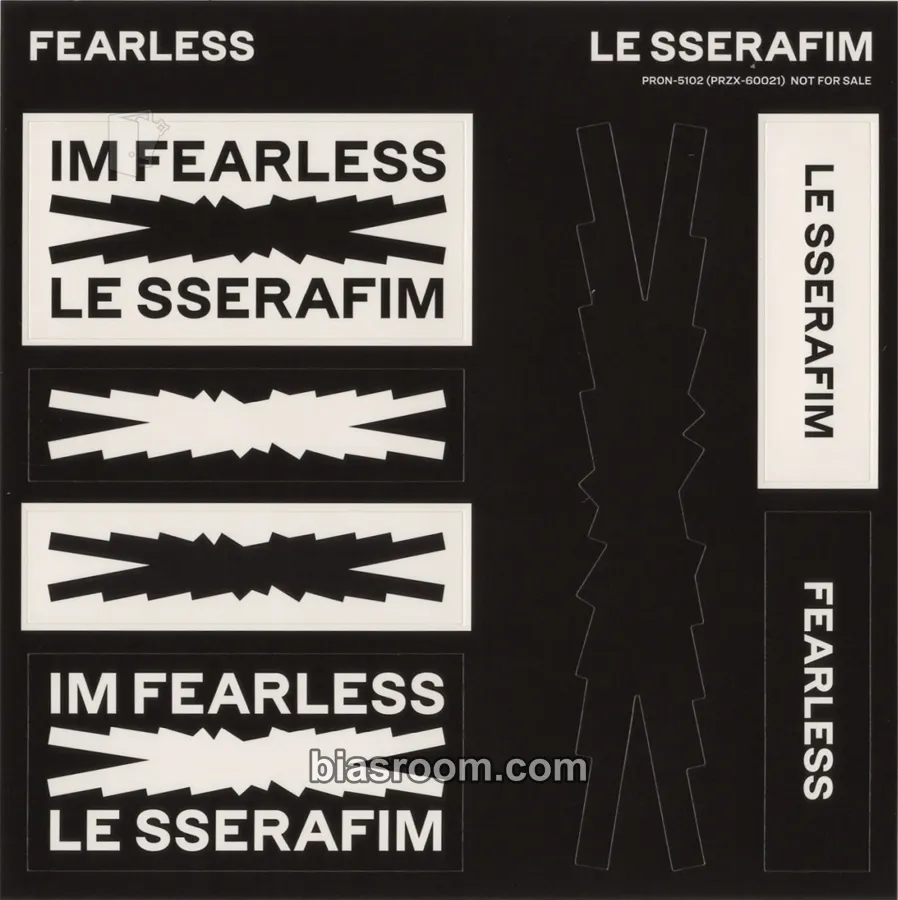 FEARLESS (Japanese Ver.) Photocard - LE SSERAFIM - LE SSERAFIM K-pop photocard