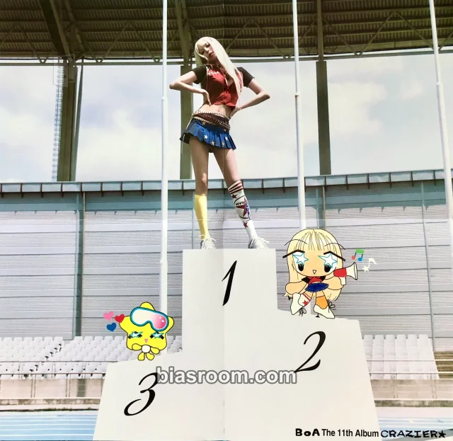 BoA - BoA - Crazier Album poster album inclusion peace b version