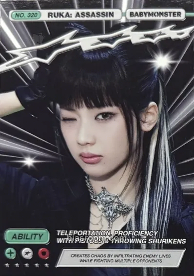Ruka WE GO UP Photocard - BABYMONSTER - BABYMONSTER K-pop photocard