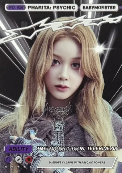 Pharita WE GO UP Photocard - BABYMONSTER - BABYMONSTER K-pop photocard