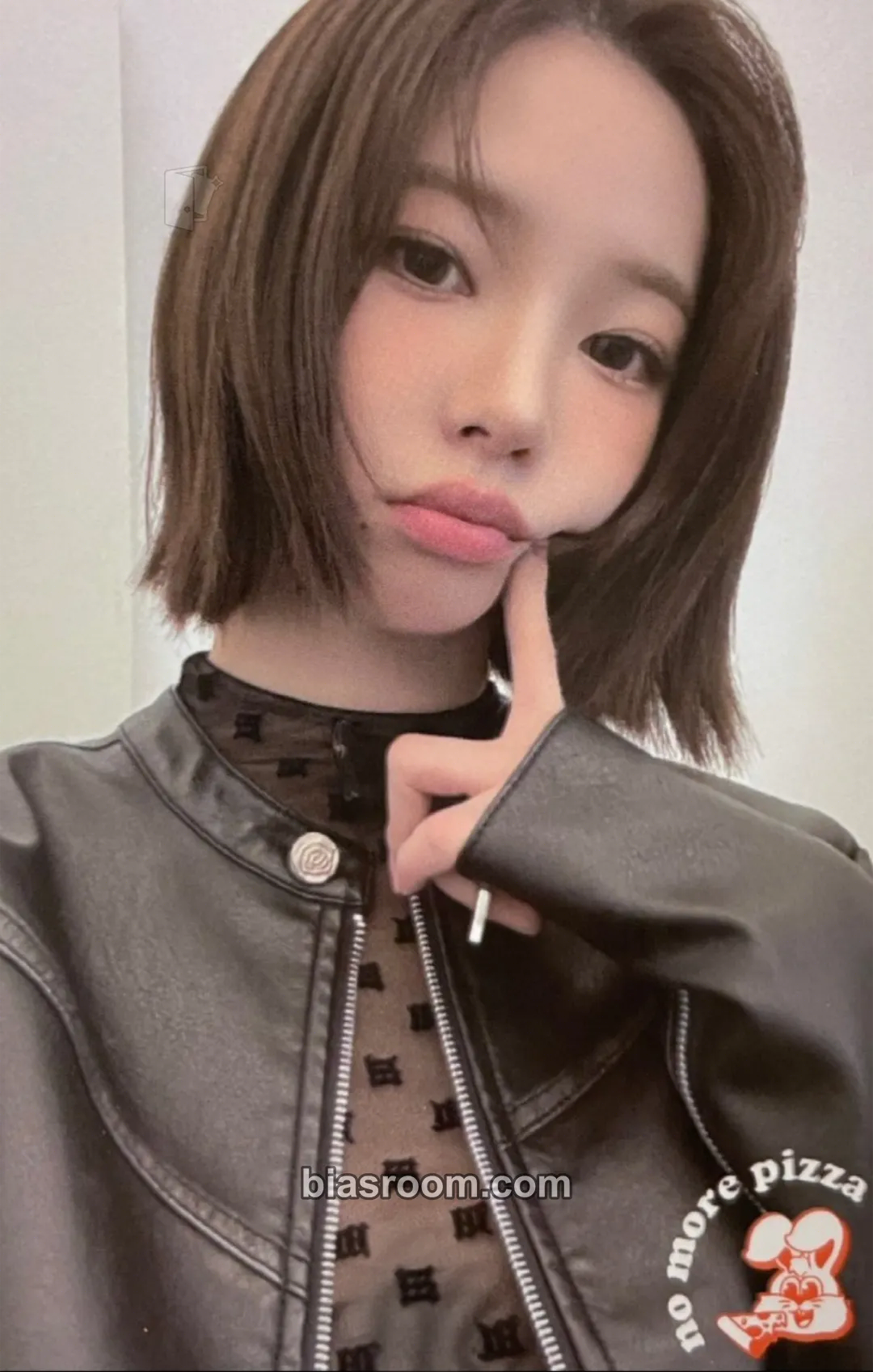 Karina aespa x no more pizza Photocard - aespa - aespa K-pop photocard