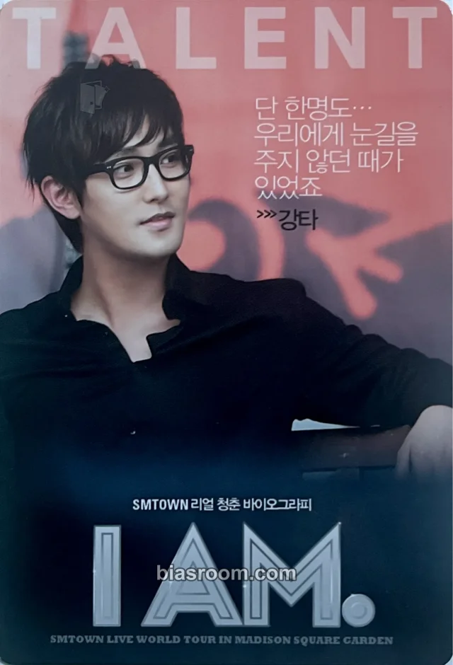 H.O.T. - Kangta - I Am: SMTown Live At Madison Square Garden (Kangta) Album album photocard rare FPO