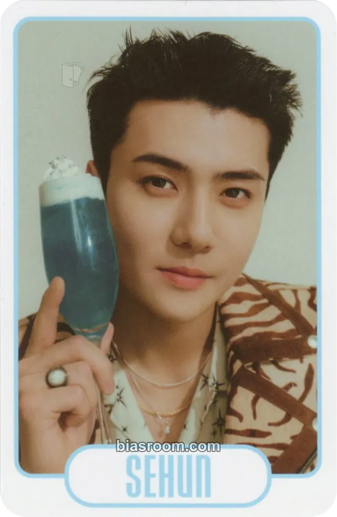 Sehun EXO POP UP <EXOcial Club - Cream Soda> in Seoul Photocard - EXO - EXO K-pop photocard