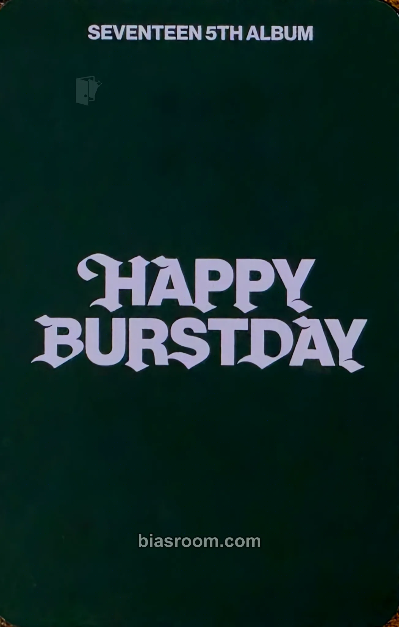 Joshua HAPPY BURSTDAY Photocard - SEVENTEEN | Bias Room