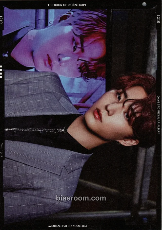 DAY6 - Young K - The Book of Us : Entropy Album postcard album inclusion