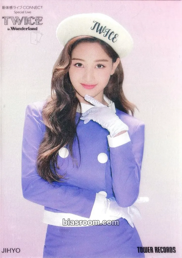 Jihyo TWICE in Wonderland Photocard - TWICE - TWICE K-pop photocard