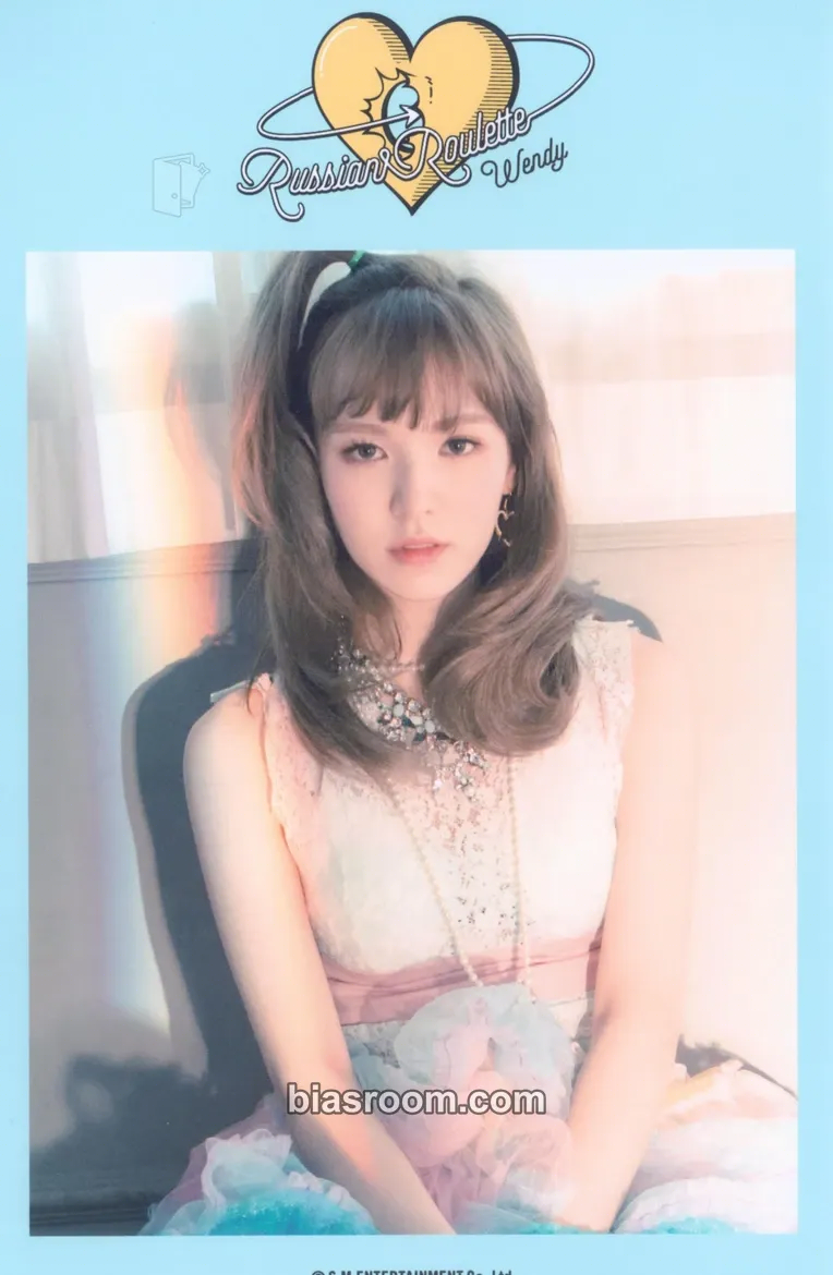 Wendy Russian Roulette Photocard - Red Velvet - Red Velvet K-pop photocard