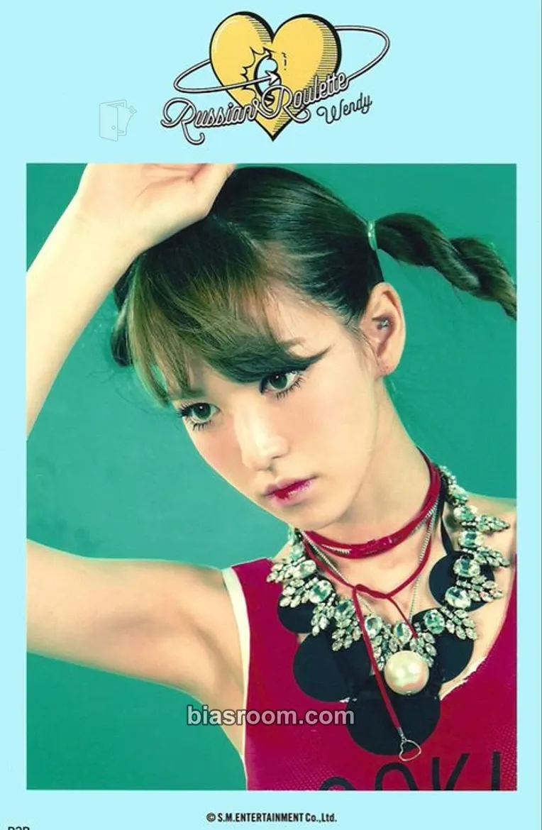 Wendy Russian Roulette Photocard - Red Velvet - Red Velvet K-pop photocard