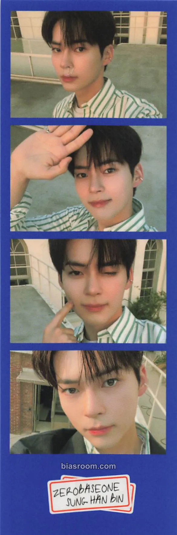 Hanbin 1st Global Official Fanclub Photocard - ZEROBASEONE - ZEROBASEONE K-pop photocard