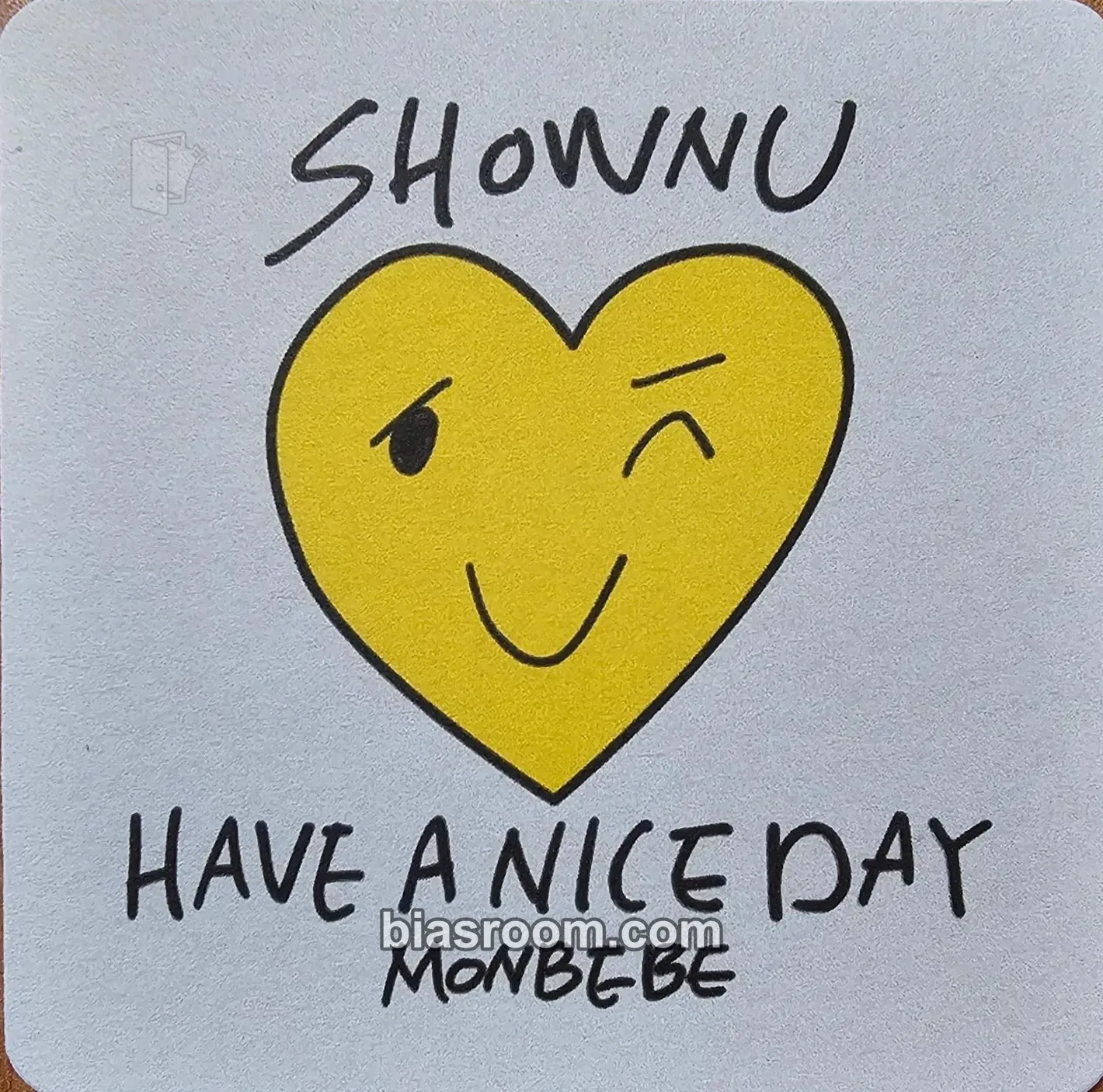 Shownu Unfold Photocard - MONSTA X - MONSTA X K-pop photocard