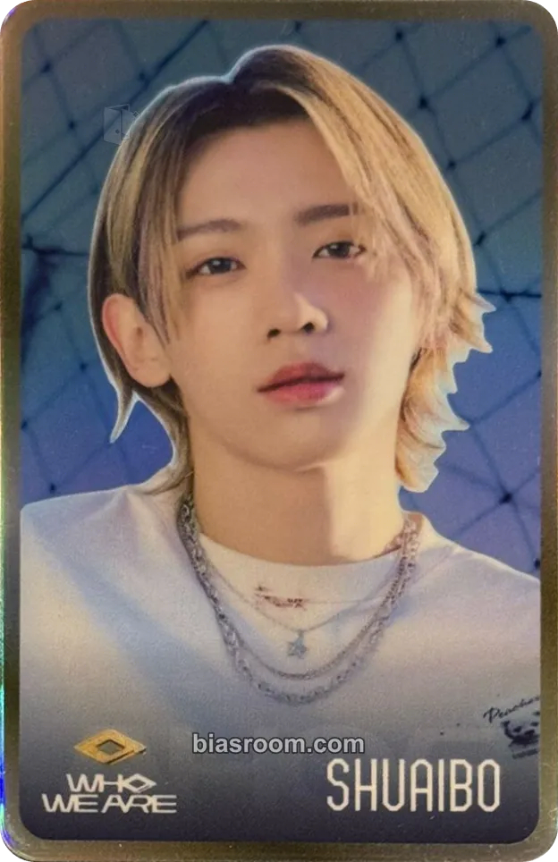 Shuaibo Higher Timepiece x AHOF Photocard - AHOF - AHOF K-pop photocard