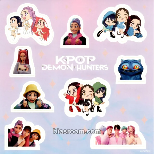 KPop Demon Hunters - Takedown Album sticker sheet album inclusion