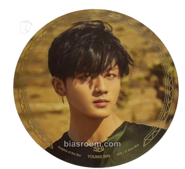 SF9 - Youngbin - Knights of the Sun Album translucent album inclusion circle card