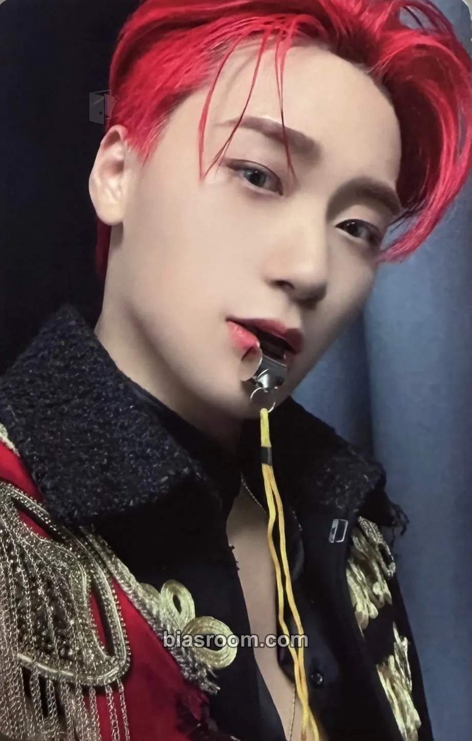 San THE WORLD EP.FIN : WILL Photocard - ATEEZ - ATEEZ K-pop photocard