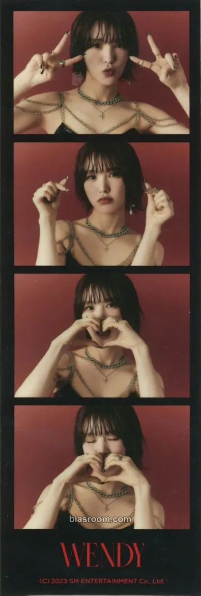 Wendy Red Velvet 4th Concert : R to V Photocard - Red Velvet - Red Velvet K-pop photocard