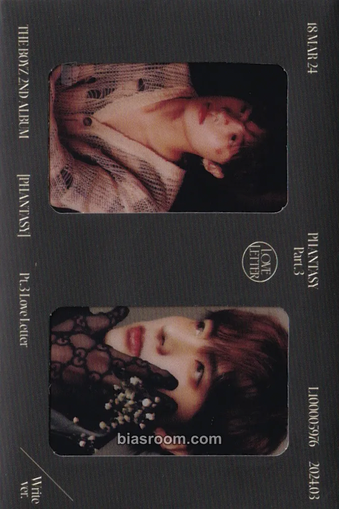 Eric Phantasy Pt. 3: Love Letter Photocard - THE BOYZ - THE BOYZ K-pop photocard