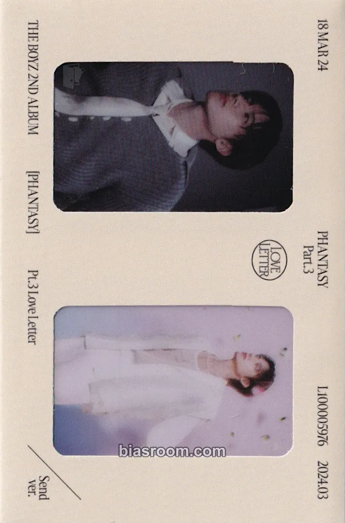 Eric Phantasy Pt. 3: Love Letter Photocard - THE BOYZ - THE BOYZ K-pop photocard