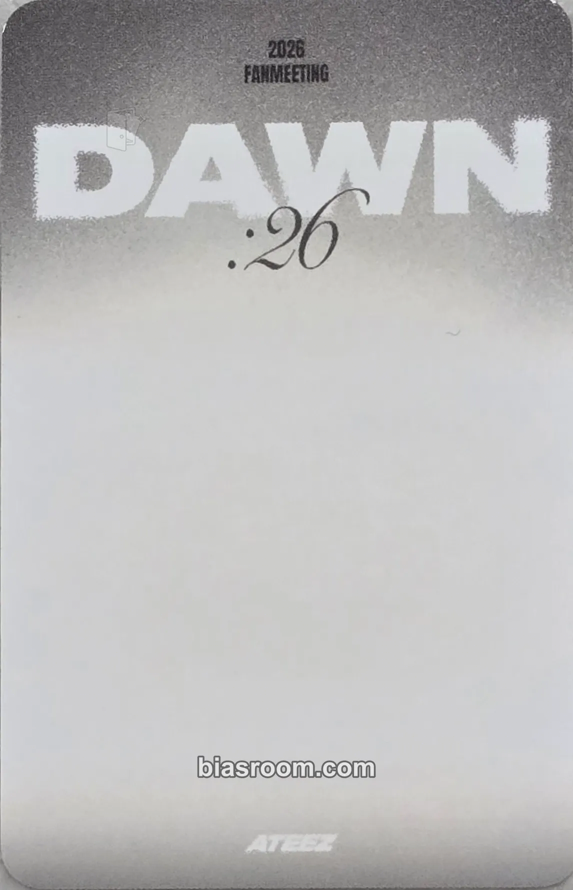 Mingi 2026 Fanmeeting ~Dawn:26~ Photocard - ATEEZ | Bias Room