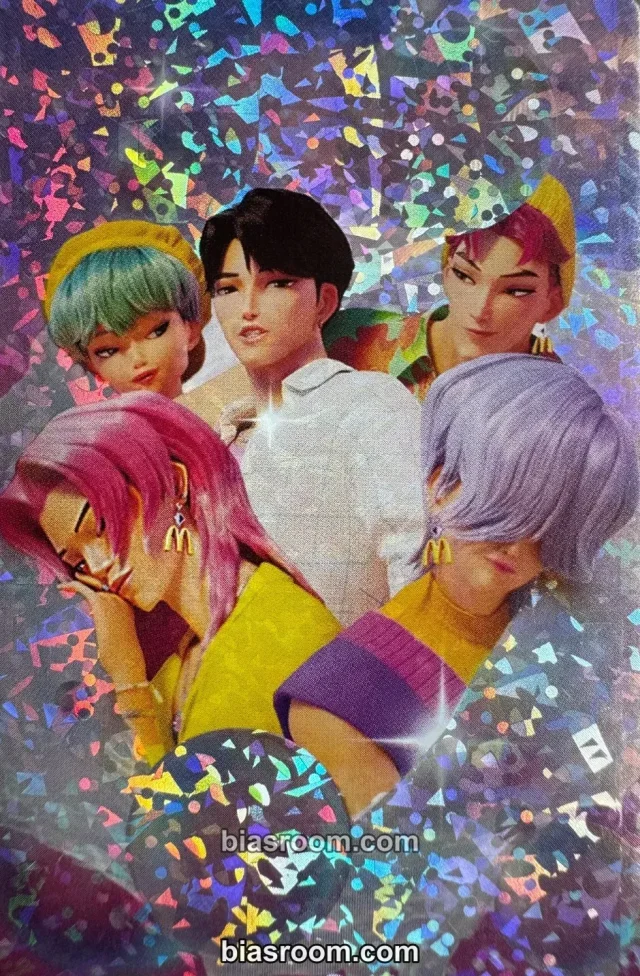 KPop Demon Hunters - Abby Saja & Romance Saja & Baby Saja - McDonald’s KPop Demon Hunters Meal Other saja boys breakfast meal mcdonald's unit photocard