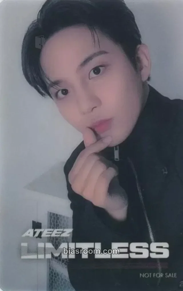 ATEEZ - Jongho - Limitless Album tower records pob (pre-order benefit) clear (translucent) transparent