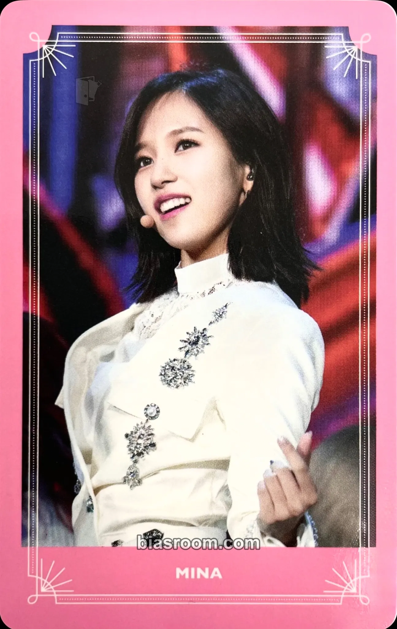 Mina Twiceland: The Opening DVD & Blu-ray Photocard - TWICE - TWICE K-pop photocard