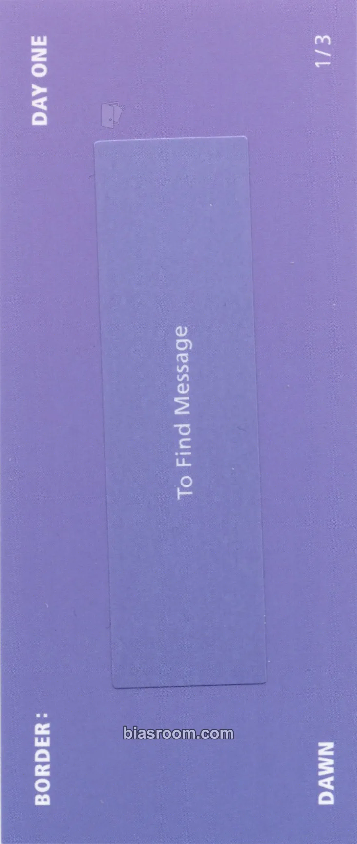 BORDER : DAY ONE Photocard - ENHYPEN - ENHYPEN K-pop photocard