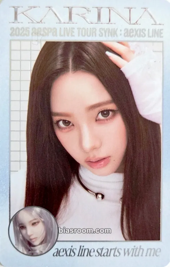 Karina SYNK : aeXIS LINE Photocard - aespa - aespa K-pop photocard