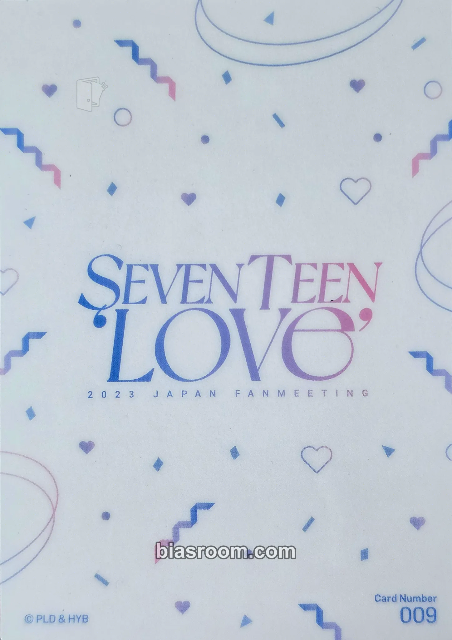 SEVENTEEN ミンギュ　fan meeting LOVE 直筆サイン Mingyu 2023 JAPAN FANMEETING [LOVE] 小卡- SEVENTEEN | Bias Room