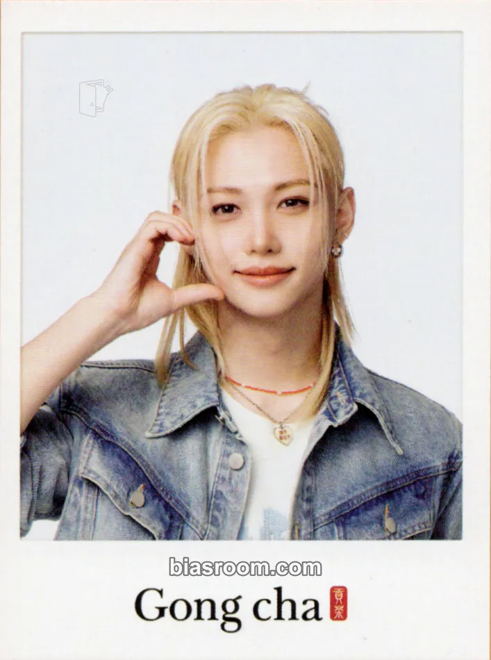 Felix Felix x Gong Cha Photocard - Stray Kids - Stray Kids K-pop photocard