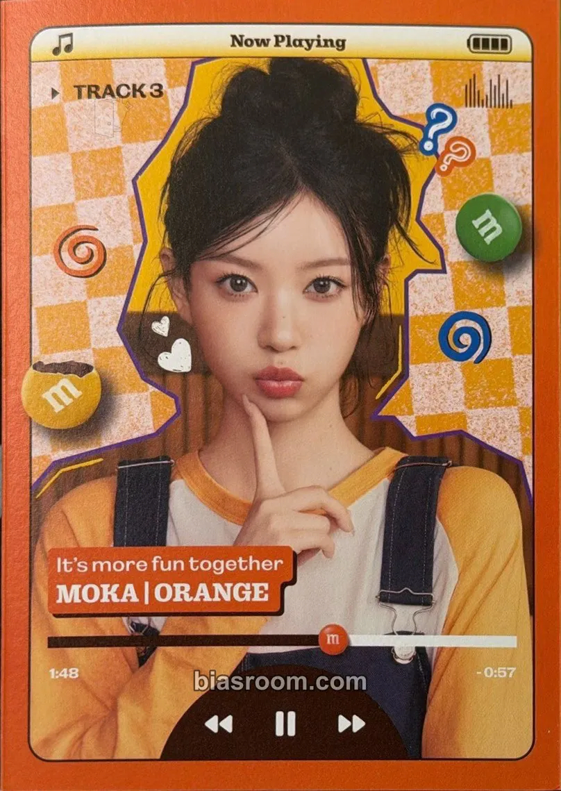 Moka ILLIT X M&M’s Photocard - ILLIT - ILLIT K-pop photocard