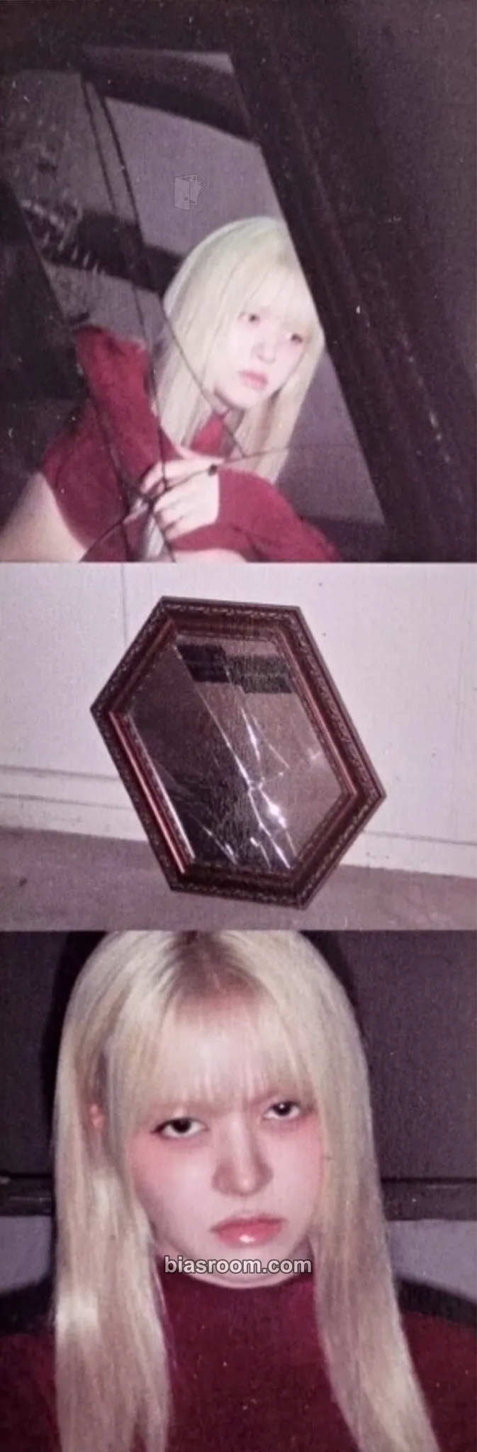 Lily Blue Valentine Photocard - NMIXX - NMIXX K-pop photocard