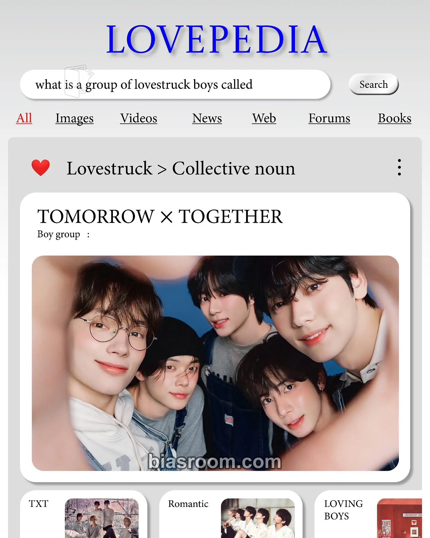 Love Language Photocard - TOMORROW X TOGETHER - TOMORROW X TOGETHER K-pop photocard