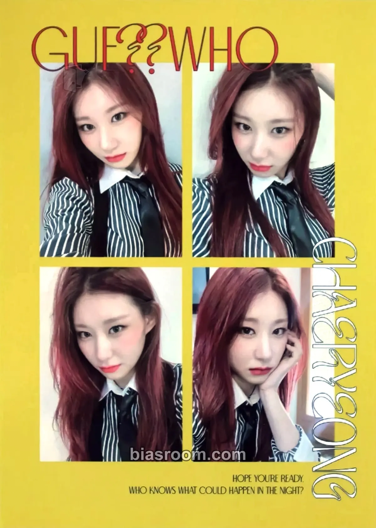 Chaeryeong GUESS WHO Photocard - ITZY - ITZY K-pop photocard