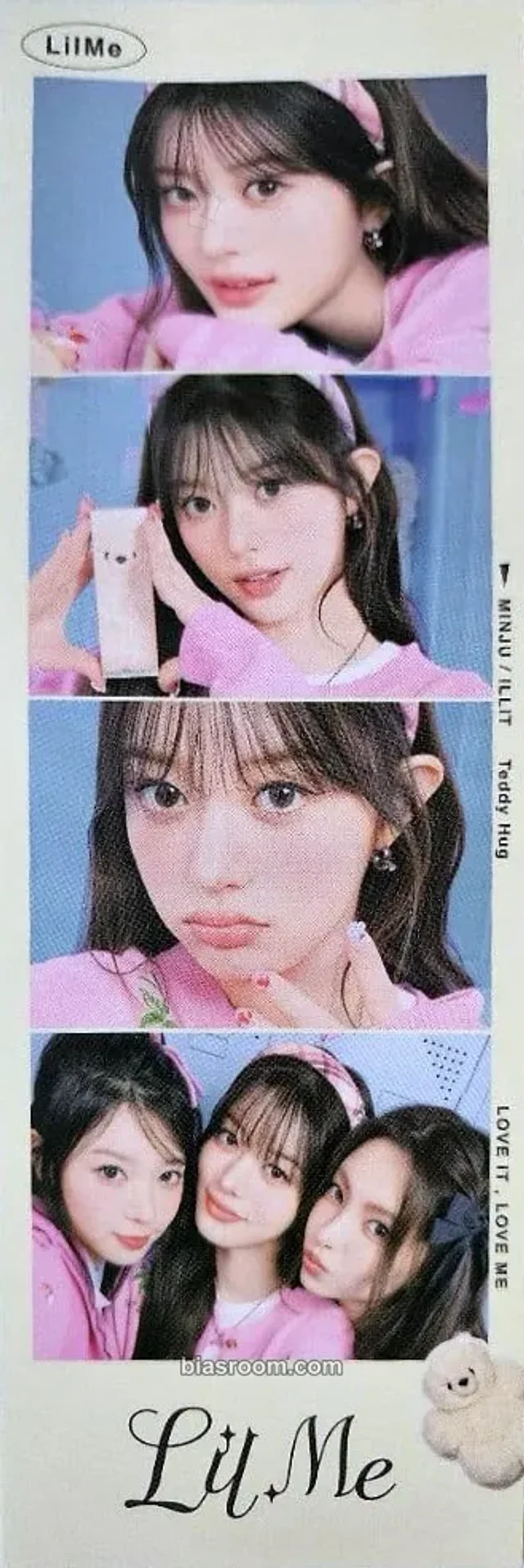 ILLIT - Minju - ILLIT X Lil Me Other brand collaboration purchase benefit 4 cut photo film photo photo set