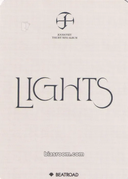 Joohoney Lights Photocard - MONSTA X | Bias Room