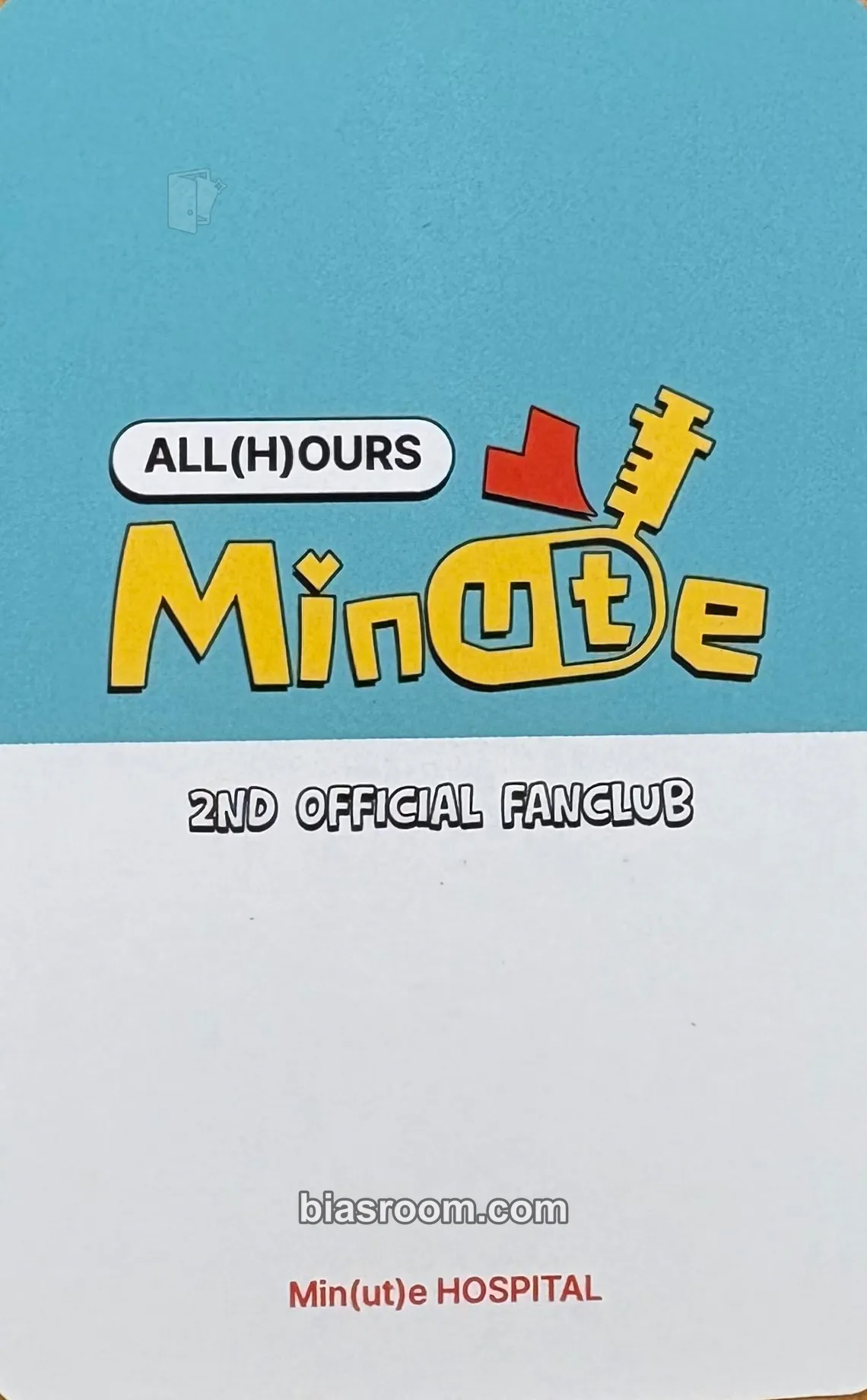 ON:N 2nd Official Fanclub Photocard - ALL(H)OURS | Bias Room