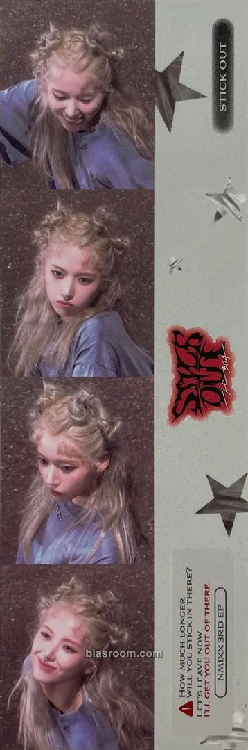 Jiwoo Fe3O4: STICK OUT Photocard - NMIXX - NMIXX K-pop photocard