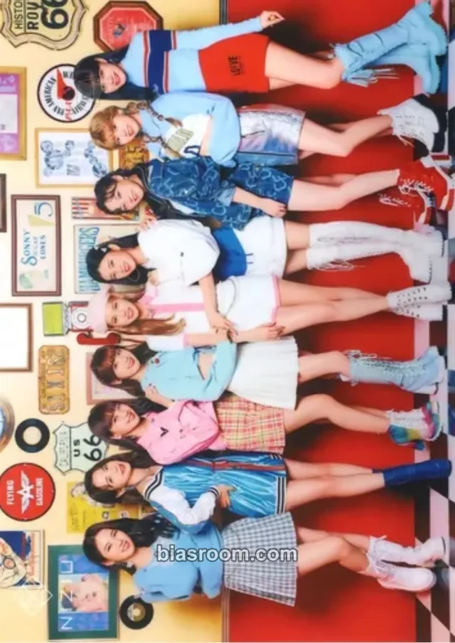 NiziU - Take a picture / Poppin’ Shakin’ Album hmv pob (pre-order benefit) set benefit poster