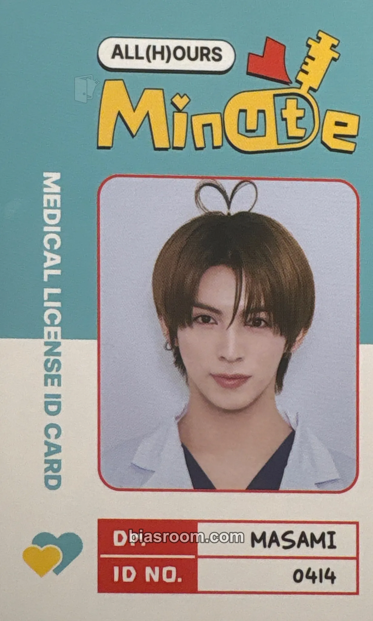 Masami 2nd Official Fanclub Photocard - ALL(H)OURS - ALL(H)OURS K-pop photocard
