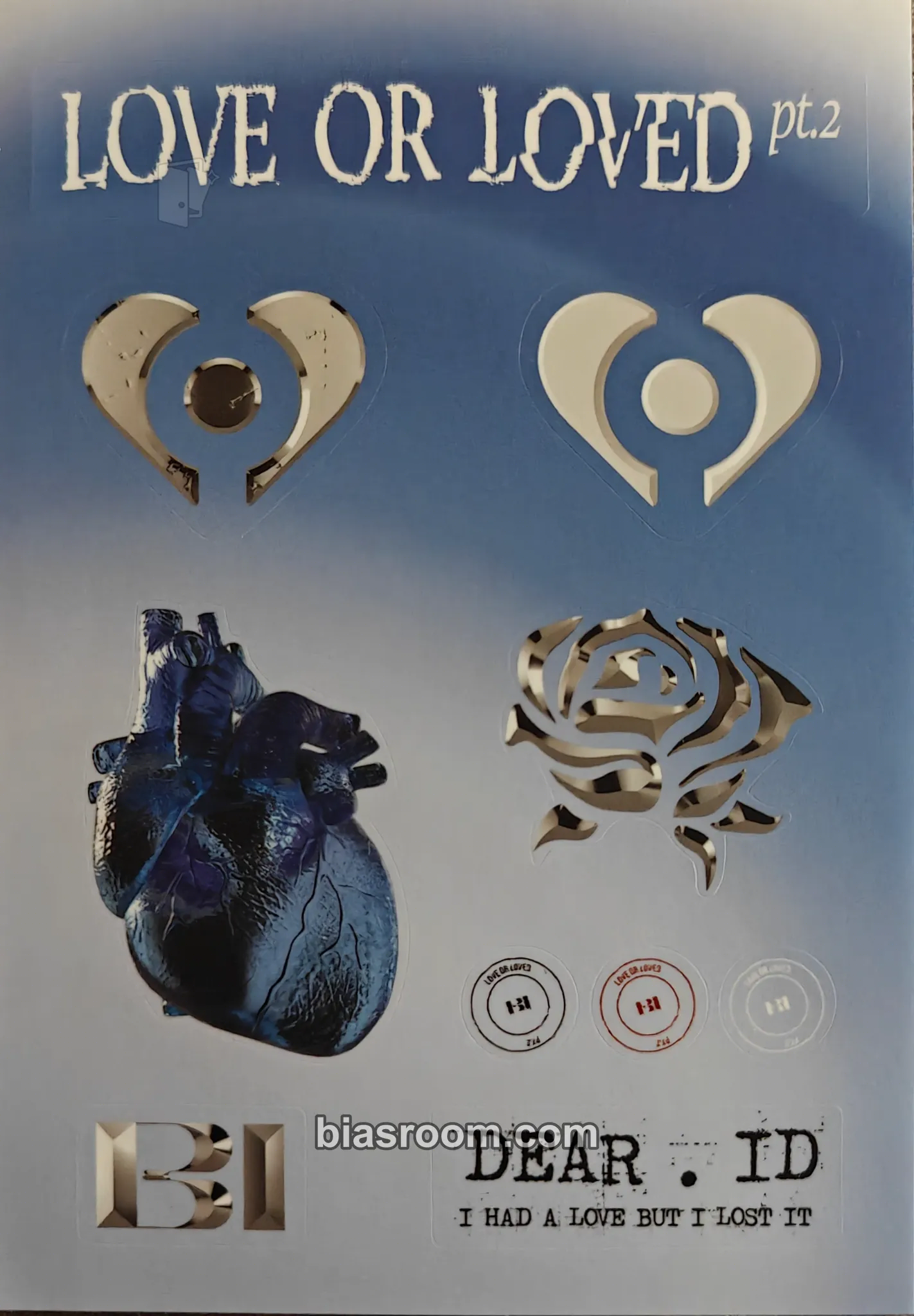 B.I Love or Loved Part.2 Photocard - B.I K-pop photocard
